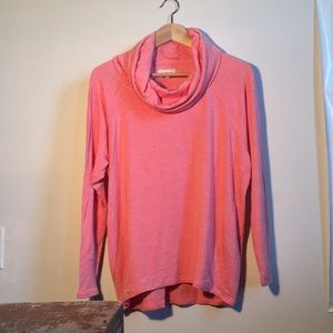 Loose Turtleneck Athletic Sweater